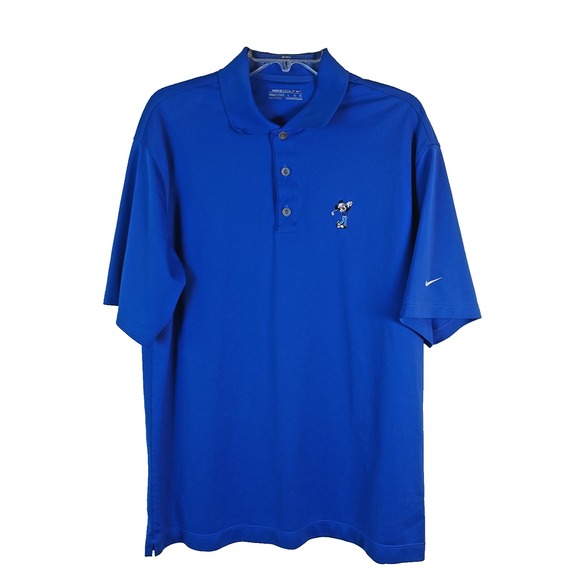 Nike x Disney Shirt Golf Polo Men's‎ Large Disney World Embroidered Mickey Mouse - Picture 1 of 16